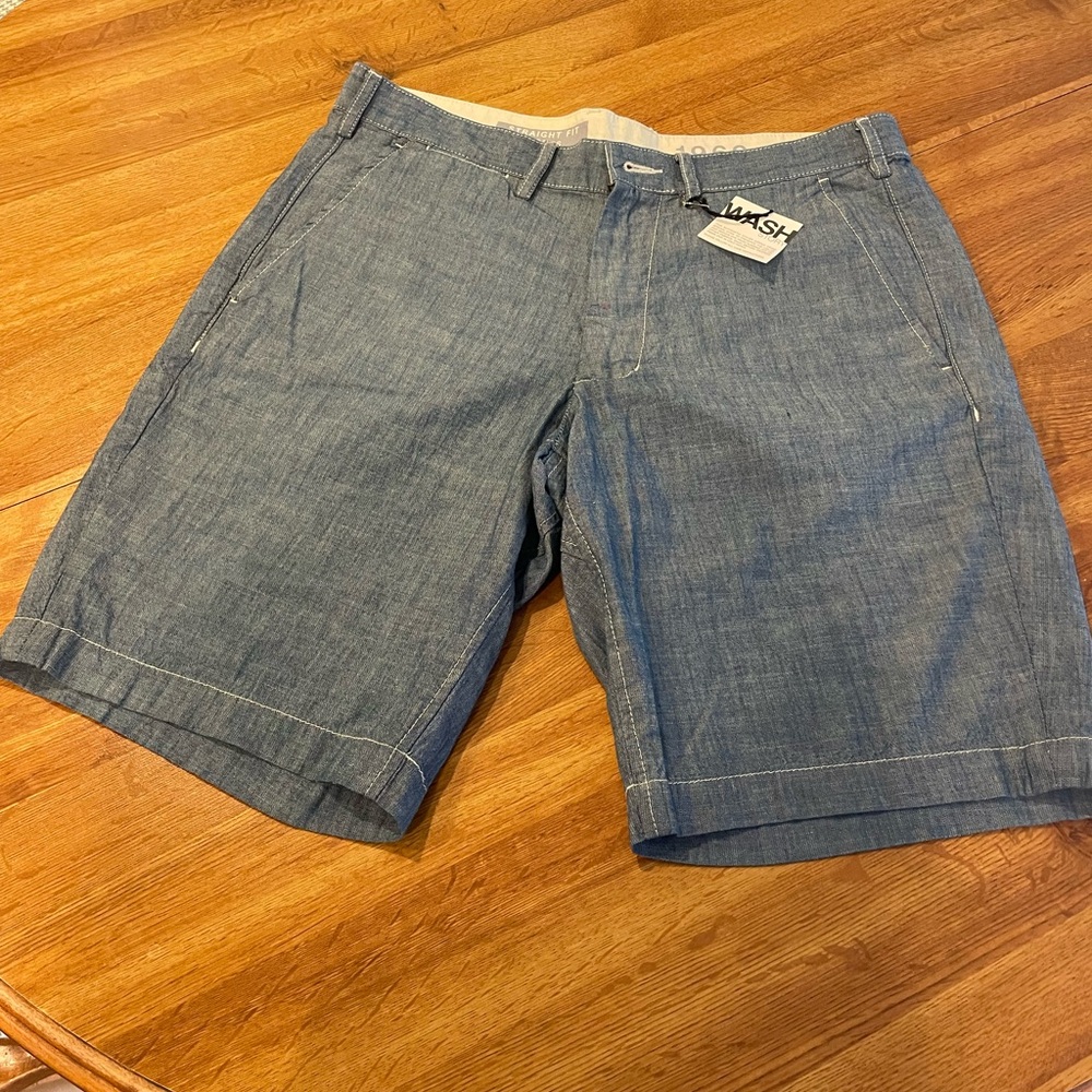 GAP Men's Chambray Blue Shorts